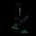 WATER PIPE HIPSTER BEAKER GLOW IN DARK WP25066 1CT